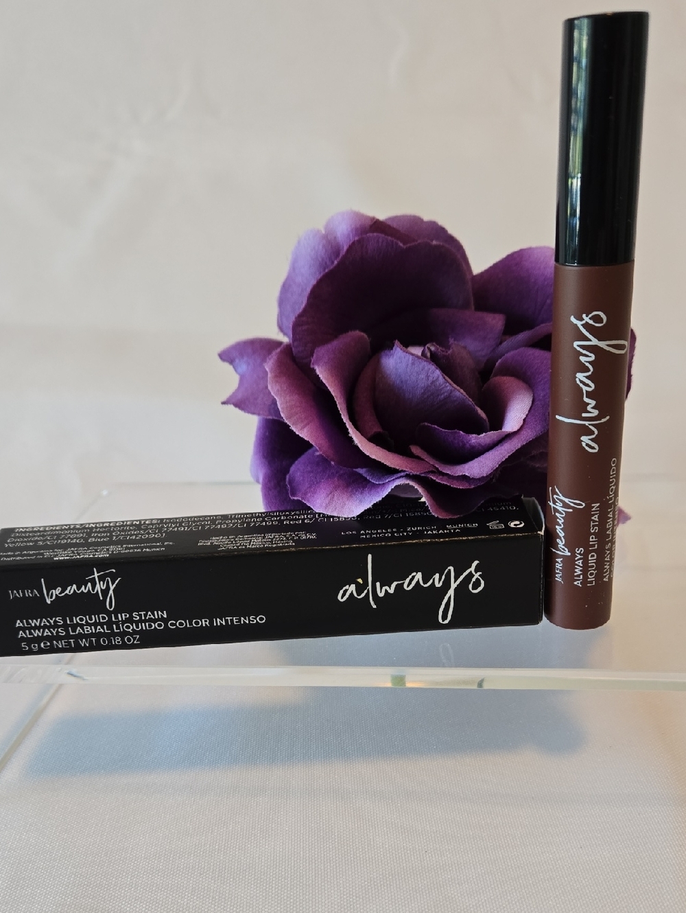 JAFRA Always Charmed Liquid Lip Stain • Deep Mauve Matte • Discontinued • NWT